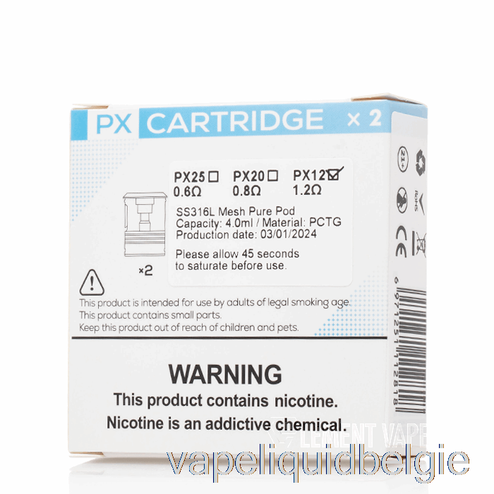 Vape Smaken Yihi Sxmini Puremax Px Vervangende Pods 1.2ohm Px12